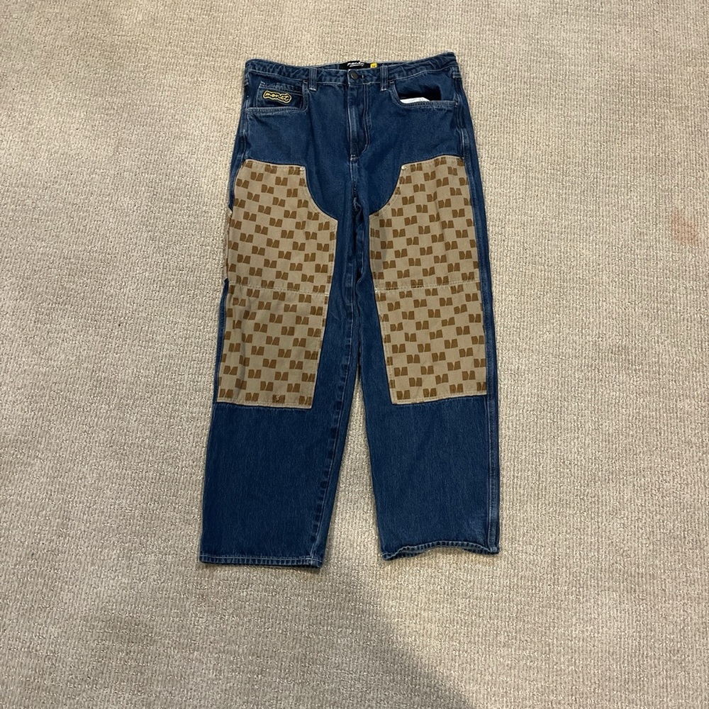 baggy double knee monet jeans